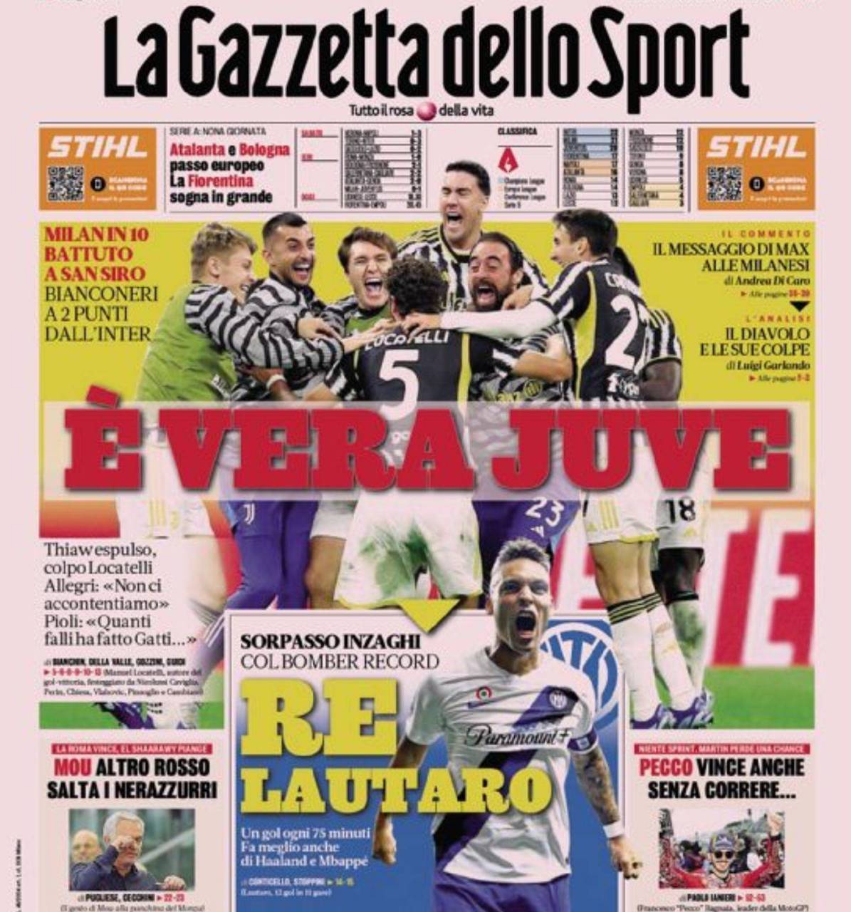 尤文图斯收官全胜，意甲榜首位置不动摇