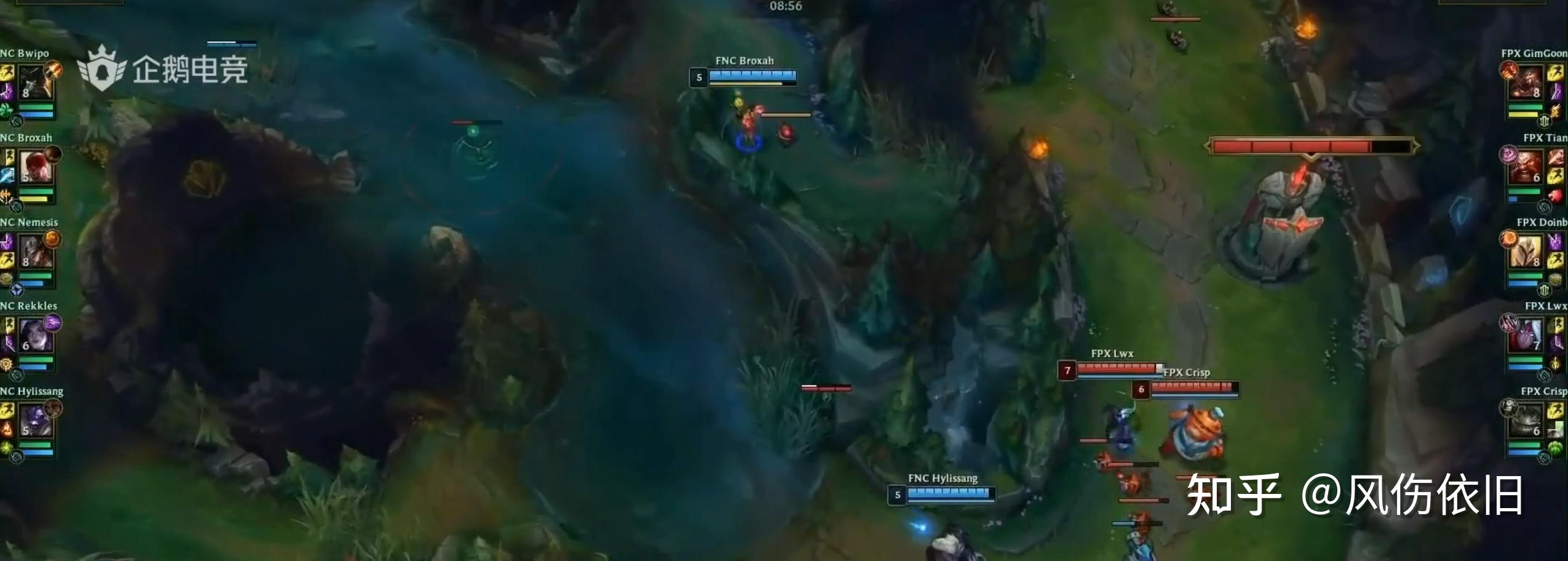 FNC碾压FPX，Ruler开启传奇时刻八强赛3:2（深圳）